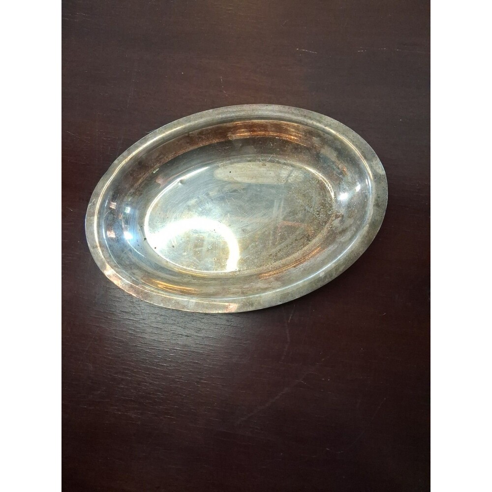 vintage silver-plated oval serving platter, Or Handled Butler’s Platter